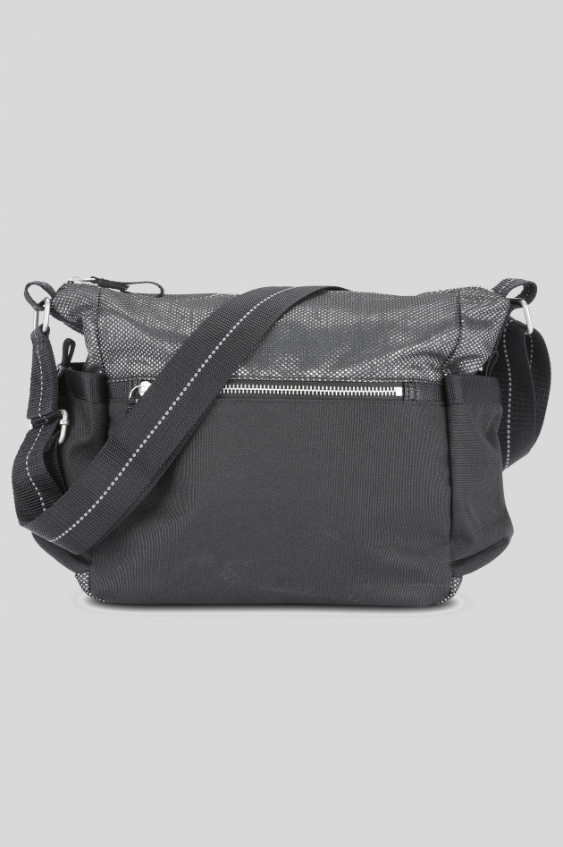 George Gina & Lucy Nylon - Tasche PUT SICK in Schwarz/Silber