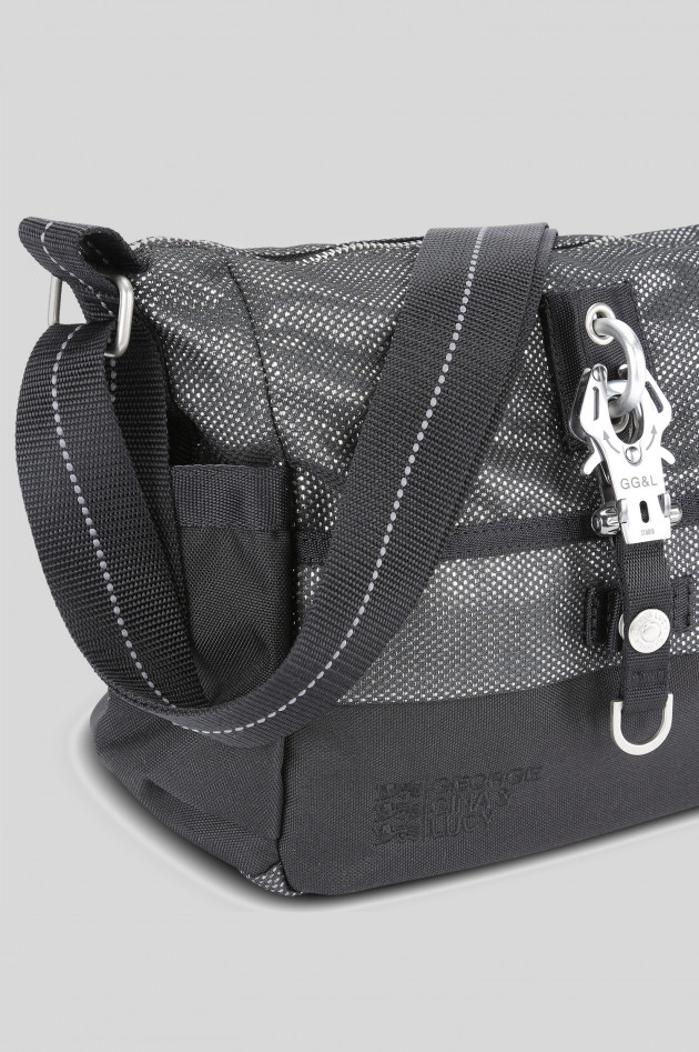 George Gina & Lucy Nylon - Tasche PUT SICK in Schwarz/Silber