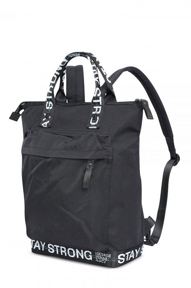 George Gina & Lucy Rucksack Modernist in Schwarz