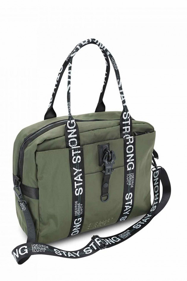 Tasche THE NERD in Oliv