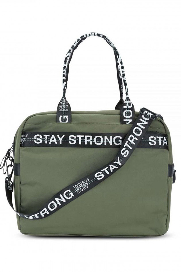 Tasche THE NERD in Oliv
