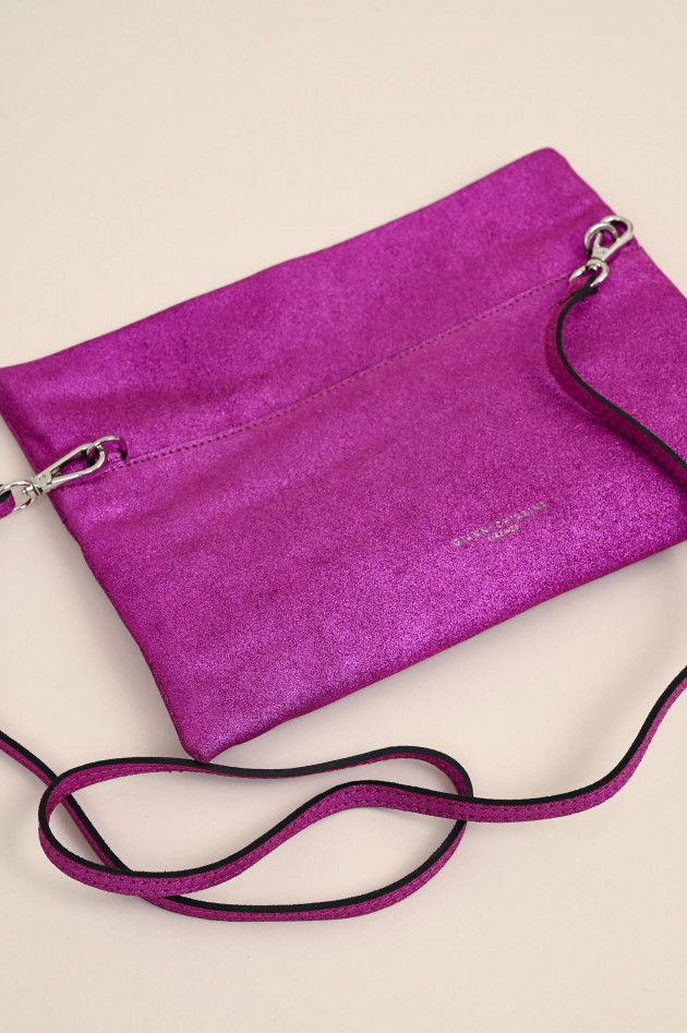 Gianni Chiarini Glitzer Clutch Bag CHERRY in Pink