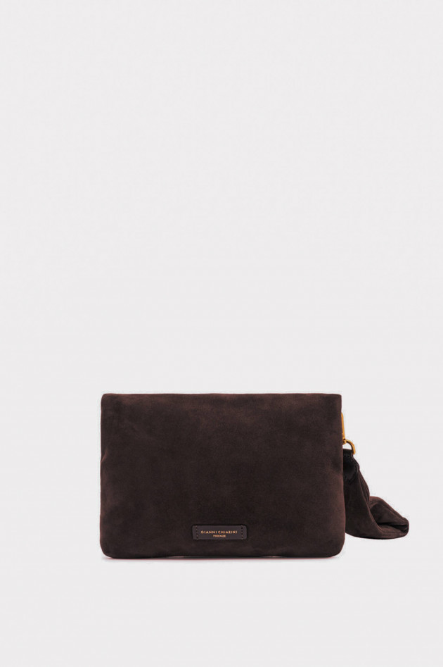 Gianni Chiarini Clutch/Umhängetasche MIREA in Moka