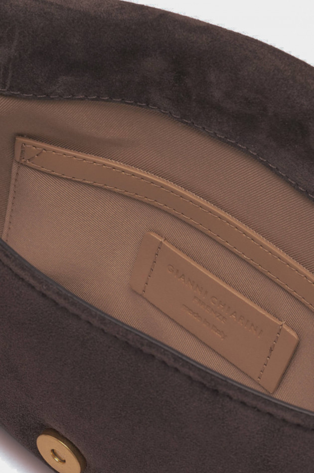 Gianni Chiarini Clutch/Umhängetasche MIREA in Moka