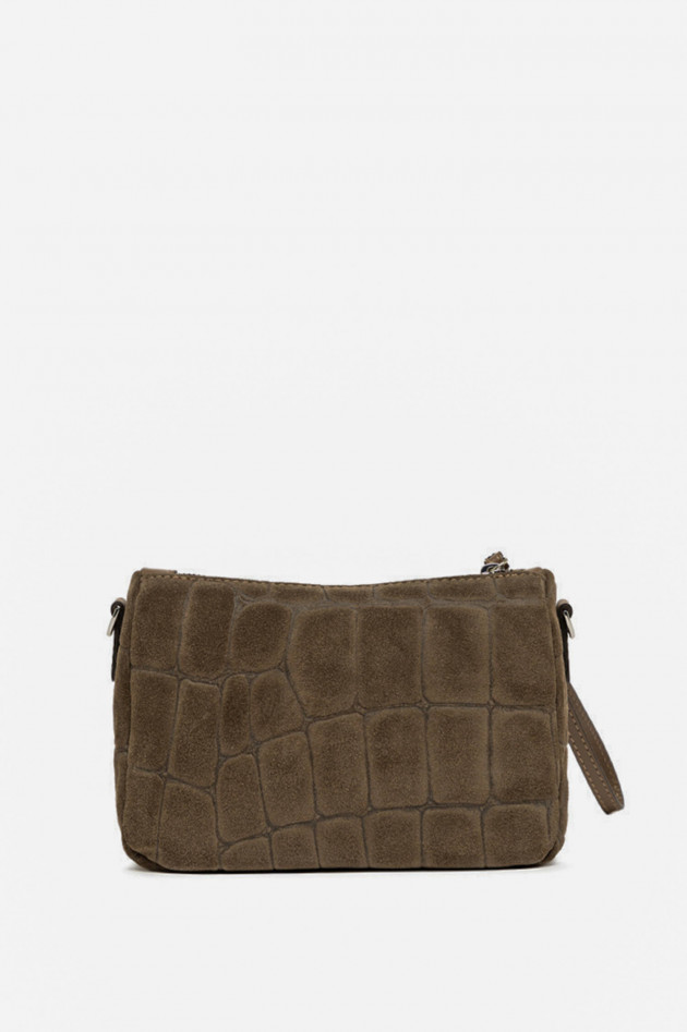 Gianni Chiarini Kroko-Velorleder-Pouch NORA in Daino