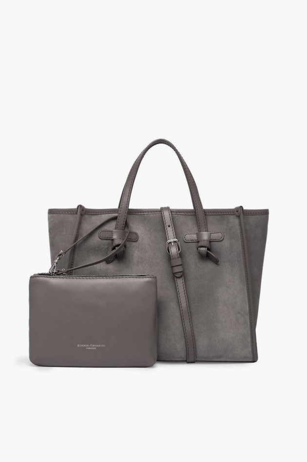 Gianni Chiarini Marcella Club Velourseder Tasche CM-PL in Taupe