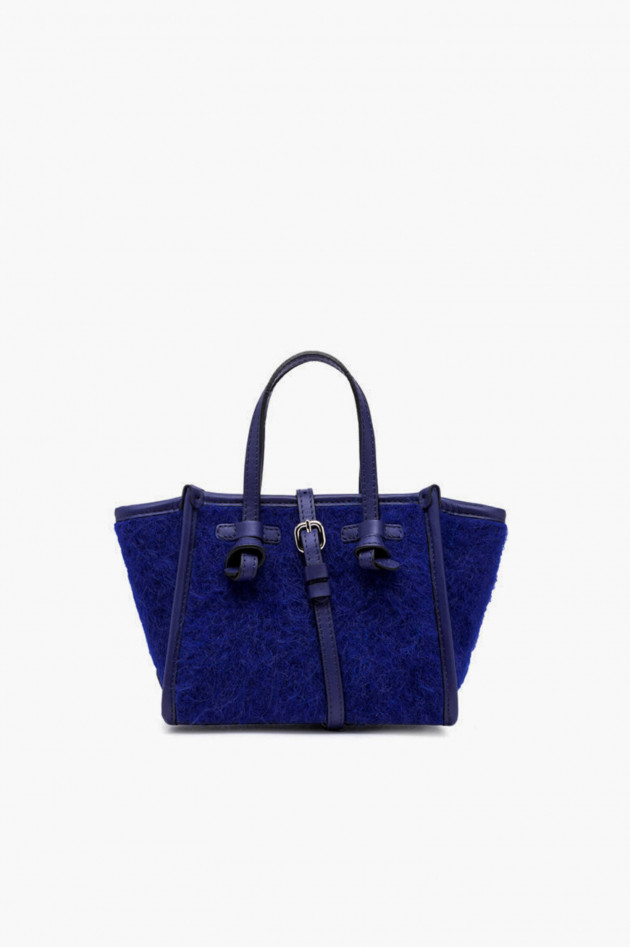 Gianni Chiarini Marcella Club Kleine Tasche FURRY in Dunkelblau