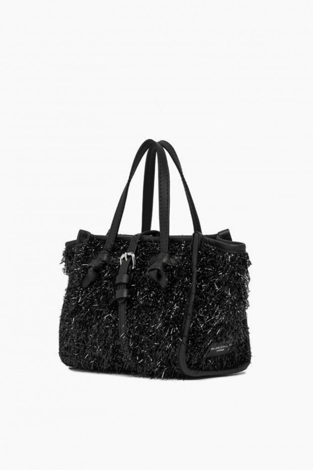 Gianni Chiarini Marcella Club Mini Tasche MISS MARCELLA FRISEE in Schwarz