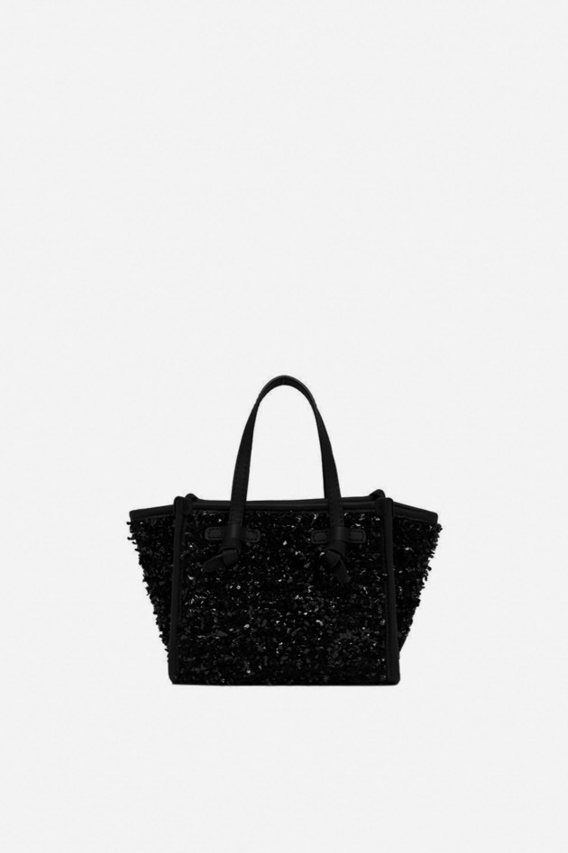 Gianni Chiarini Marcella Club Mini-Tasche MARCELLA LUREX in Schwarz