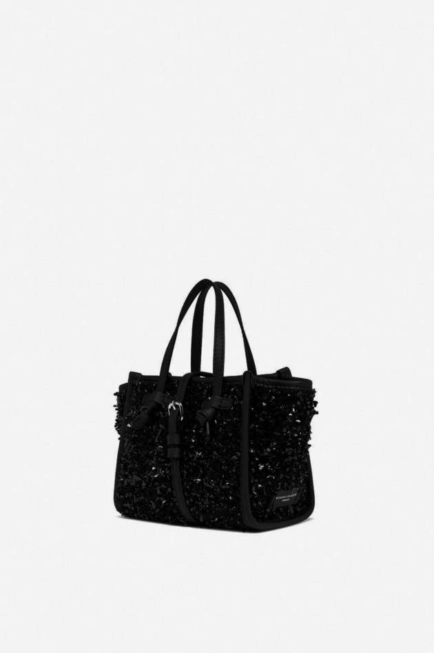 Gianni Chiarini Marcella Club Mini-Tasche MARCELLA LUREX in Schwarz