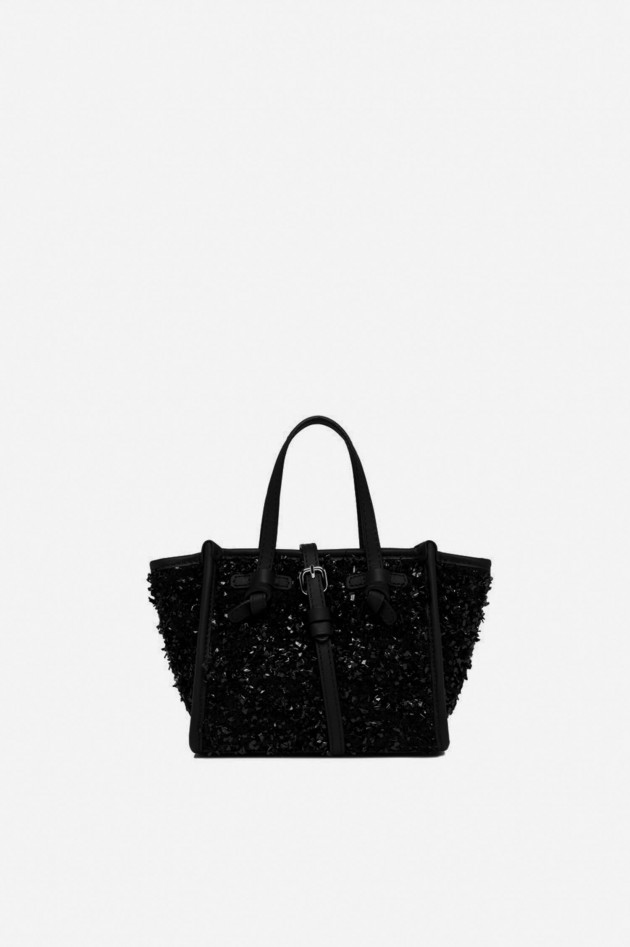 Gianni Chiarini Marcella Club Mini-Tasche MARCELLA LUREX in Schwarz