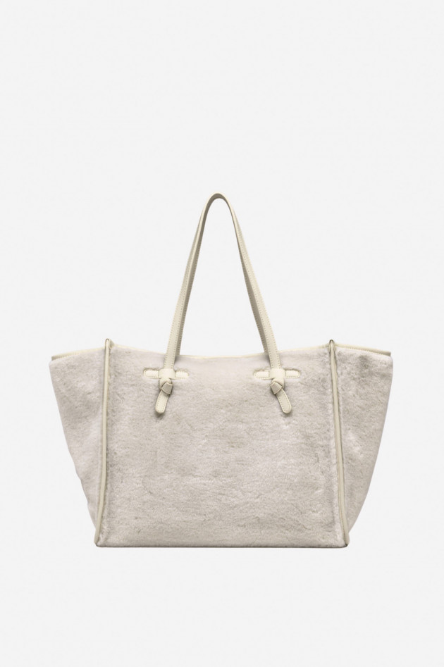 Gianni Chiarini Marcella Club Tote Bag TEDDY in Creme