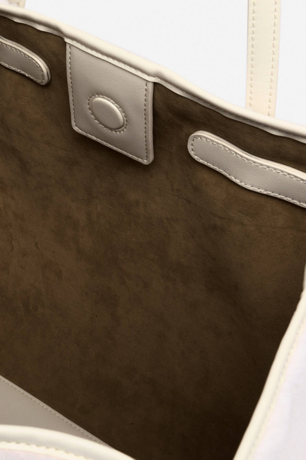 Gianni Chiarini Marcella Club Tote Bag TEDDY in Creme