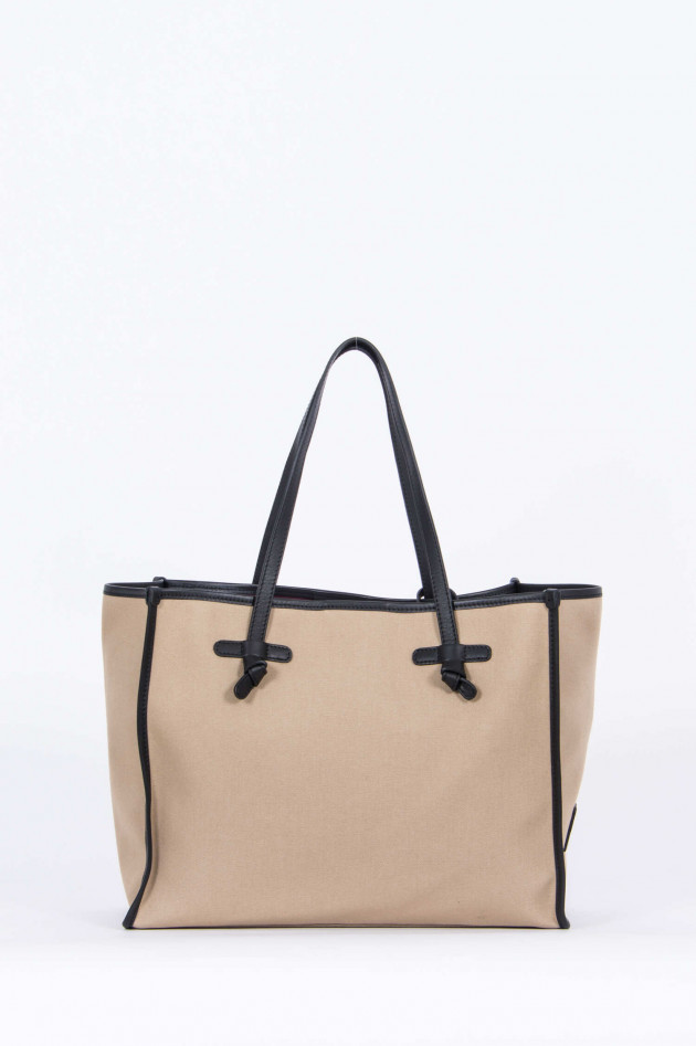 Gianni Chiarini Shopper in Sand/Brombeer