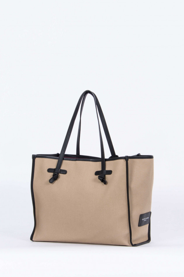 Gianni Chiarini Shopper in Sand/Brombeer