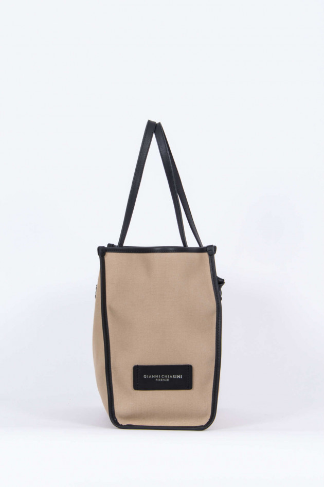 Gianni Chiarini Shopper in Sand/Brombeer