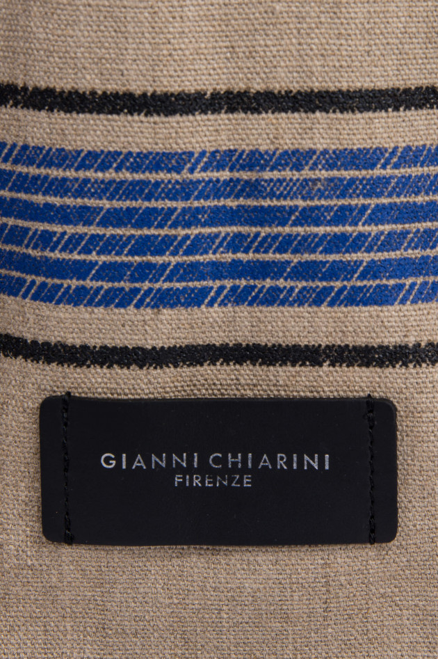 Gianni Chiarini Shopper MARCELLA in Natur/Royalblau