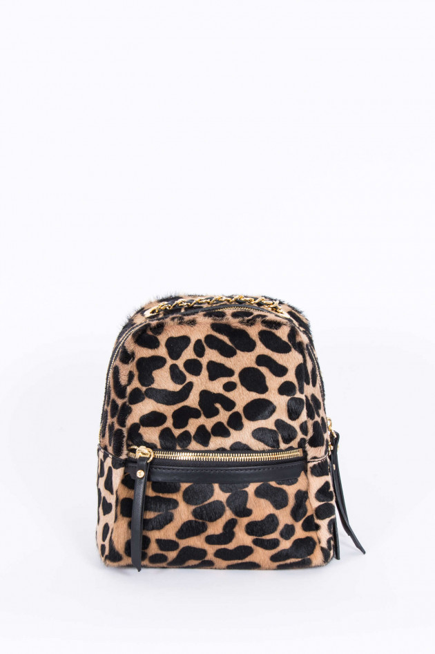 Gianni Chiarini Fell-Rucksack in Leo Print