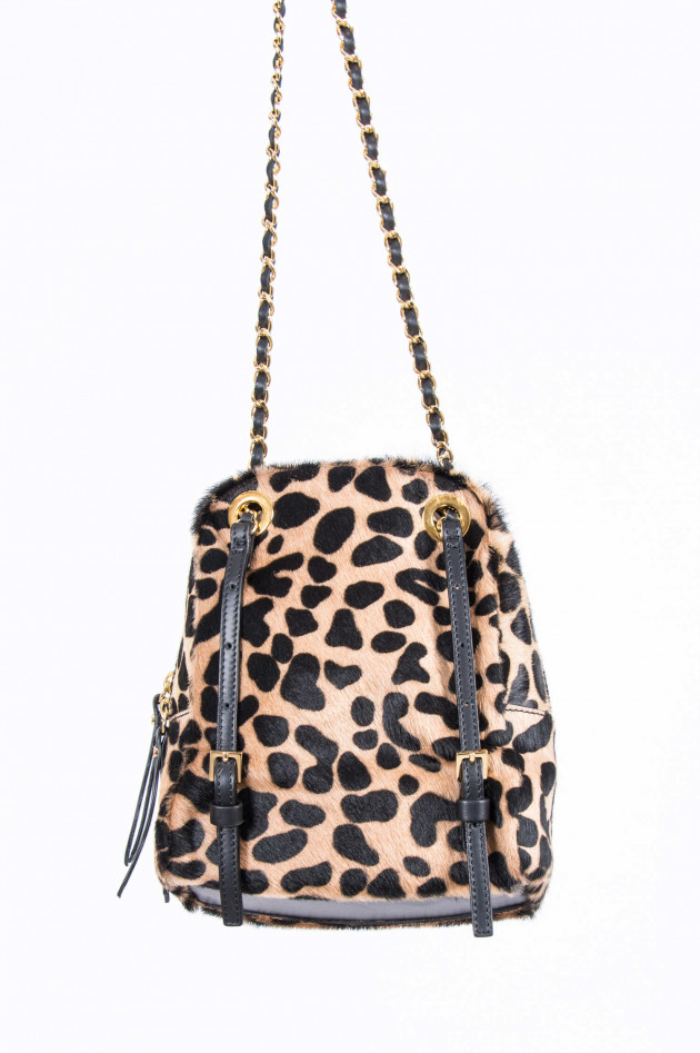 Gianni Chiarini Fell-Rucksack in Leo Print