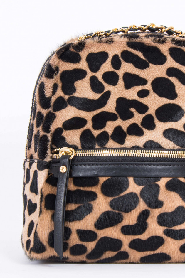Gianni Chiarini Fell-Rucksack in Leo Print