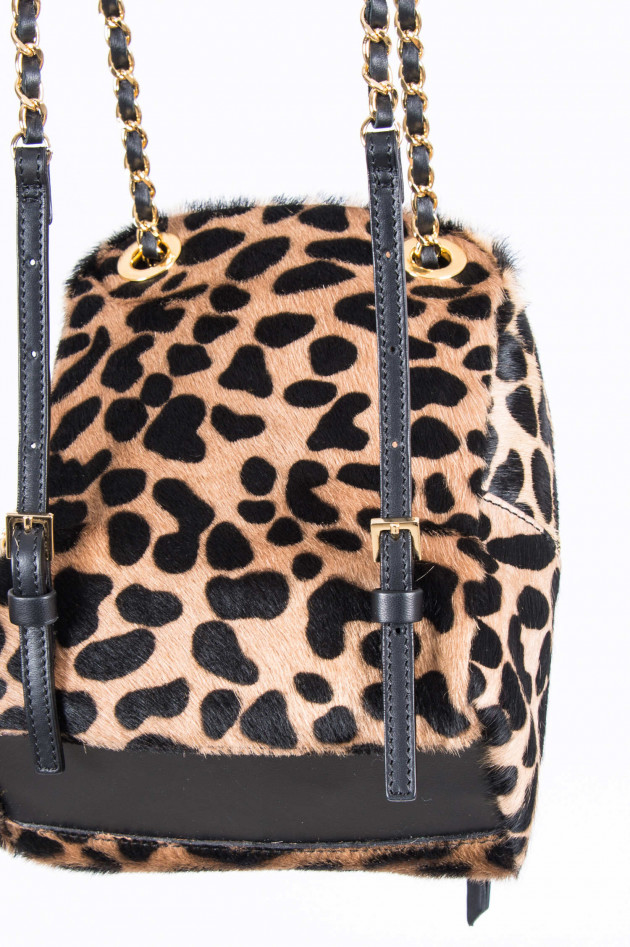 Gianni Chiarini Fell-Rucksack in Leo Print