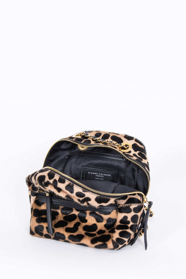 Gianni Chiarini Fell-Rucksack in Leo Print