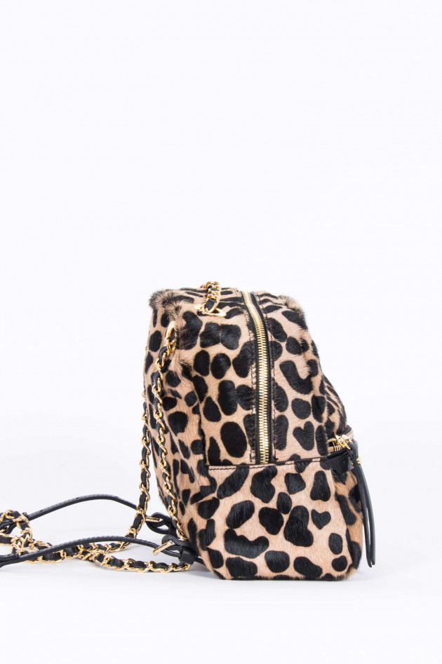 Gianni Chiarini Fell-Rucksack in Leo Print