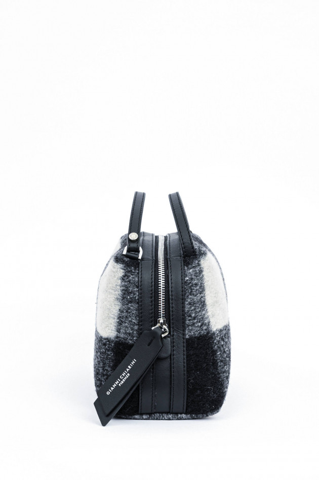 Gianni Chiarini Crossbody Bag ALIFA im Karo Design in Schwarz/Weiß