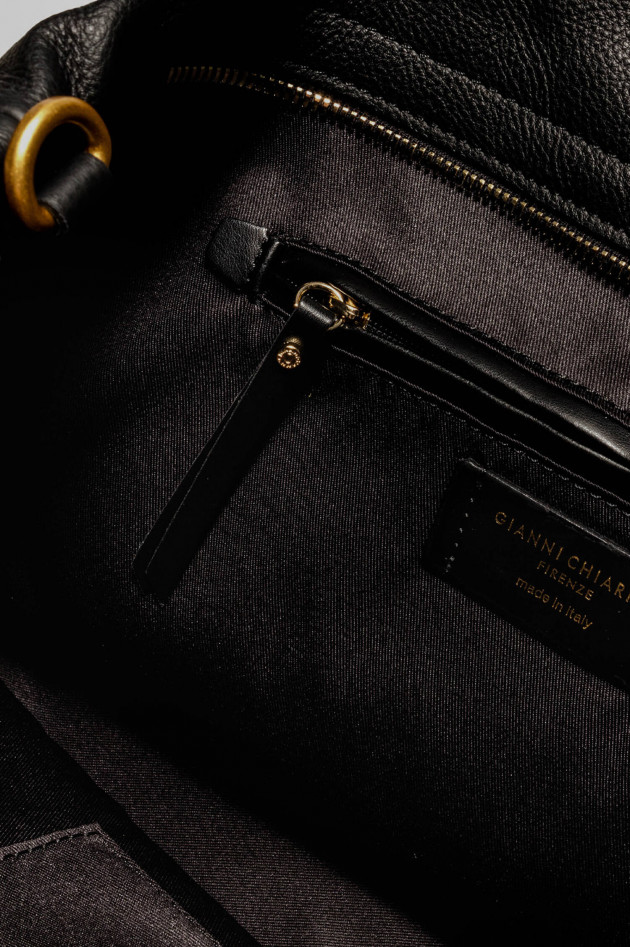 Gianni Chiarini Shopping Bag DUNA in Schwarz/Weiß