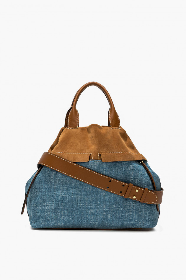 Gianni Chiarini Shopping Bag DUNA in Jeansblau