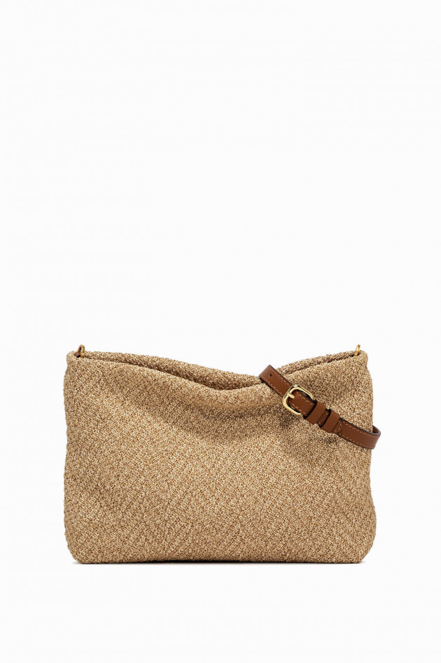 Gianni Chiarini Bast-Clutch BRENDA mit Trageriemen in Beige