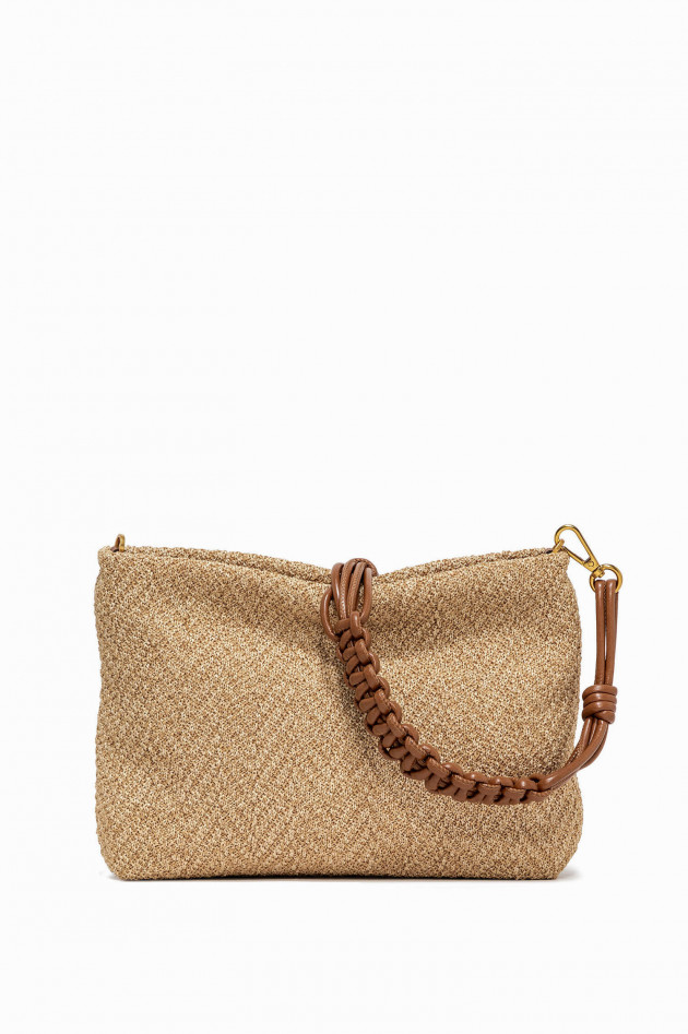 Gianni Chiarini Bast-Clutch BRENDA mit Trageriemen in Beige