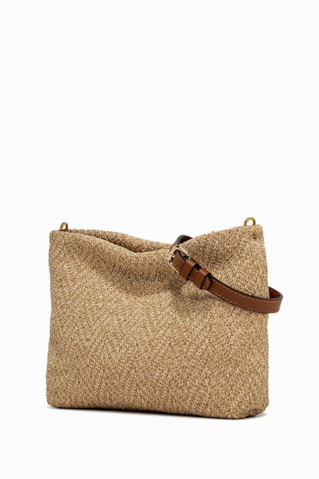 Gianni Chiarini Bast-Clutch BRENDA mit Trageriemen in Beige