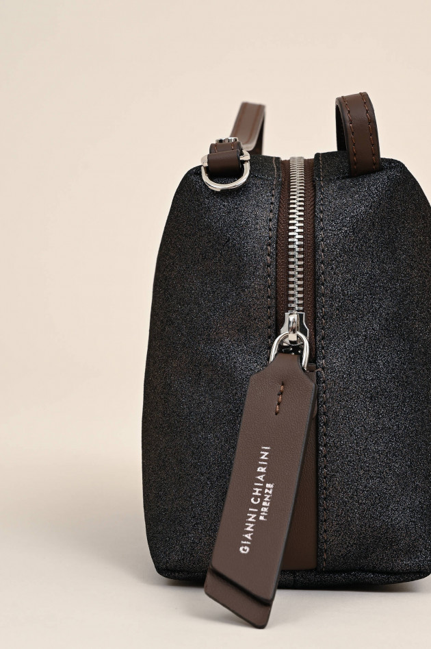 Gianni Chiarini Glitzer Tasche ALIFA in Schwarz