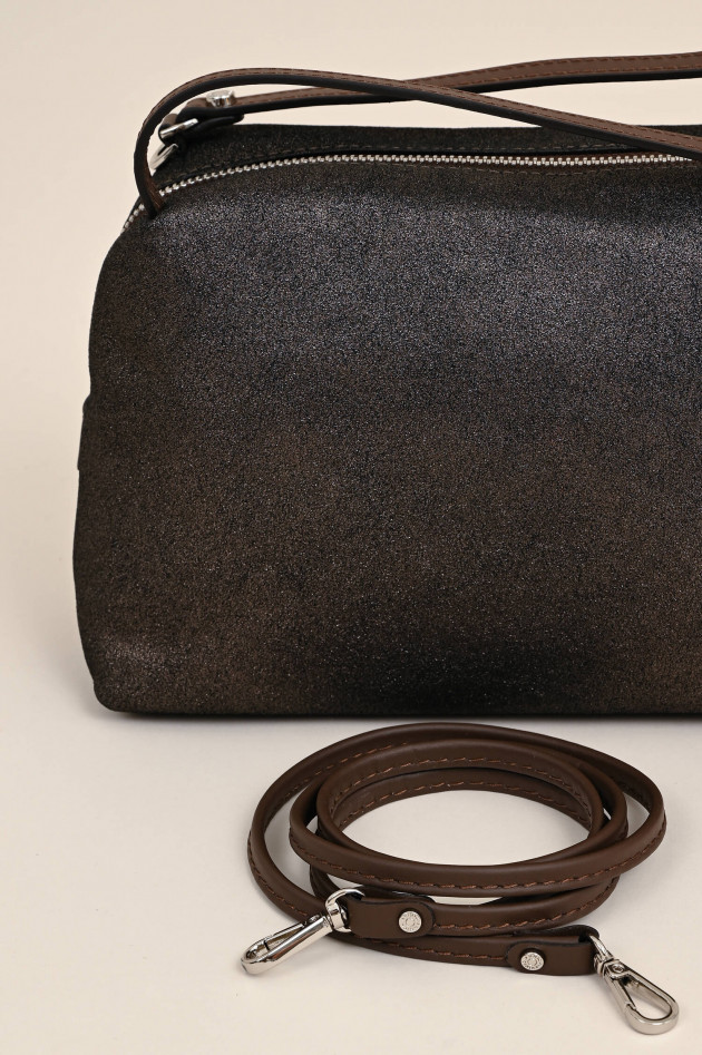 Gianni Chiarini Glitzer Tasche ALIFA in Schwarz