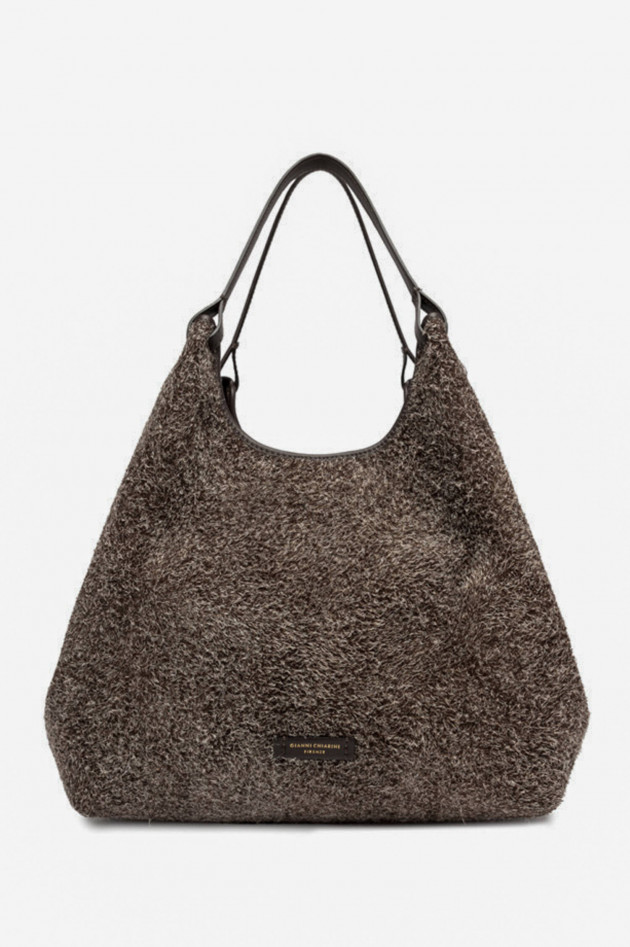 Gianni Chiarini Shopper DUA mit weicher Struktur in Dunkelbraun