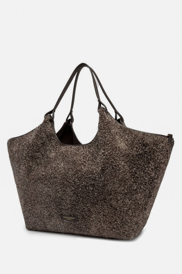 Gianni Chiarini Shopper DUA mit weicher Struktur in Dunkelbraun