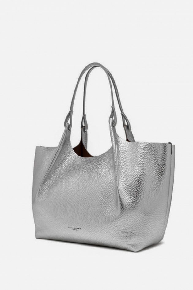 Gianni Chiarini Shopper DUA in Silbermetallic