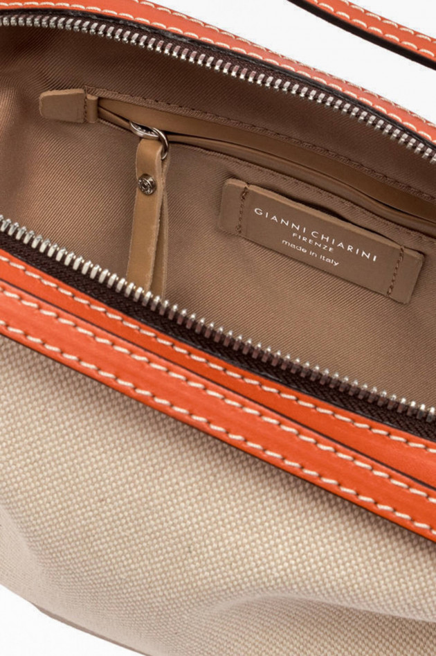 Gianni Chiarini Kleine Tasche ALIFA in Natur/Orange