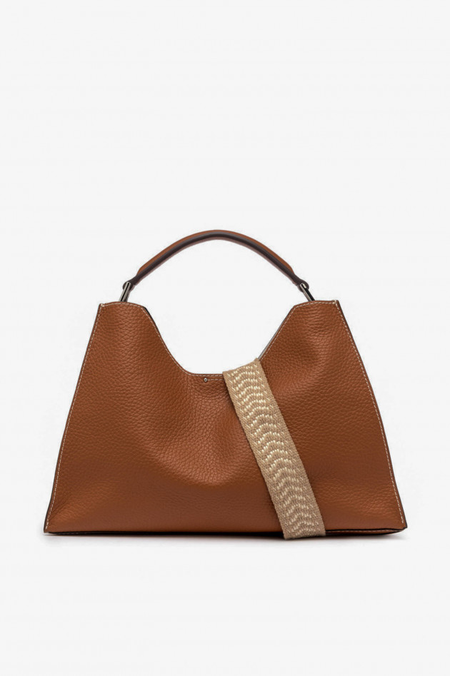 Gianni Chiarini Tasche AURORA mit Schulterriemen in Karamellbraun