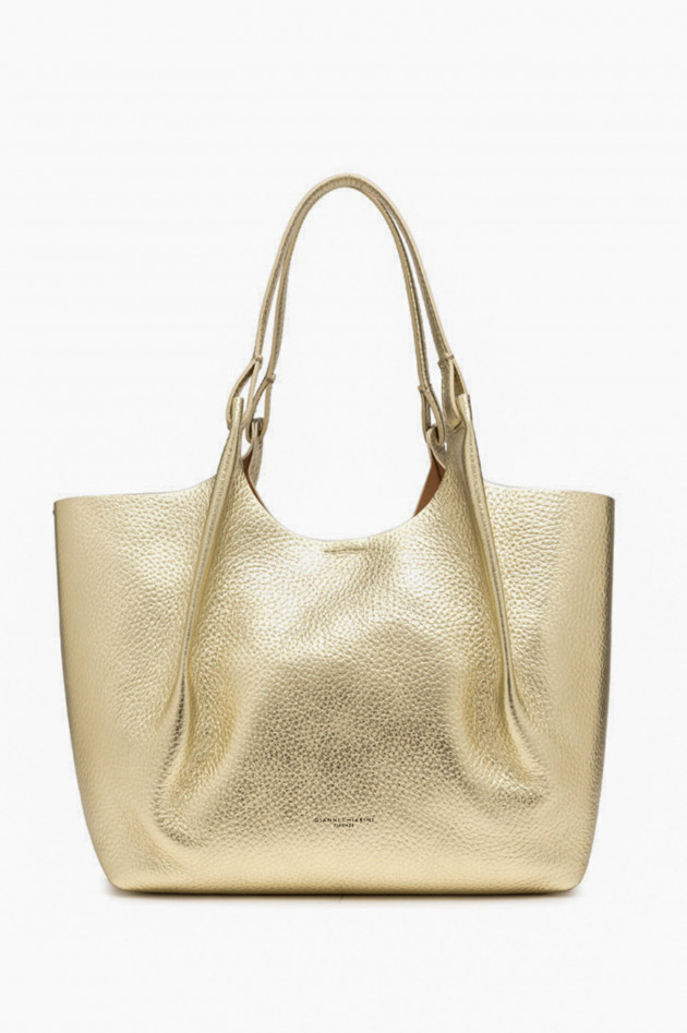 Gianni Chiarini Shopper DUA in Light Gold Caramello