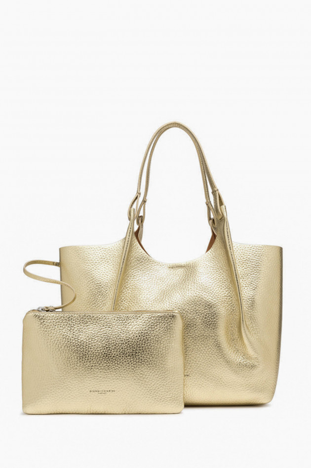 Gianni Chiarini Shopper DUA in Light Gold Caramello