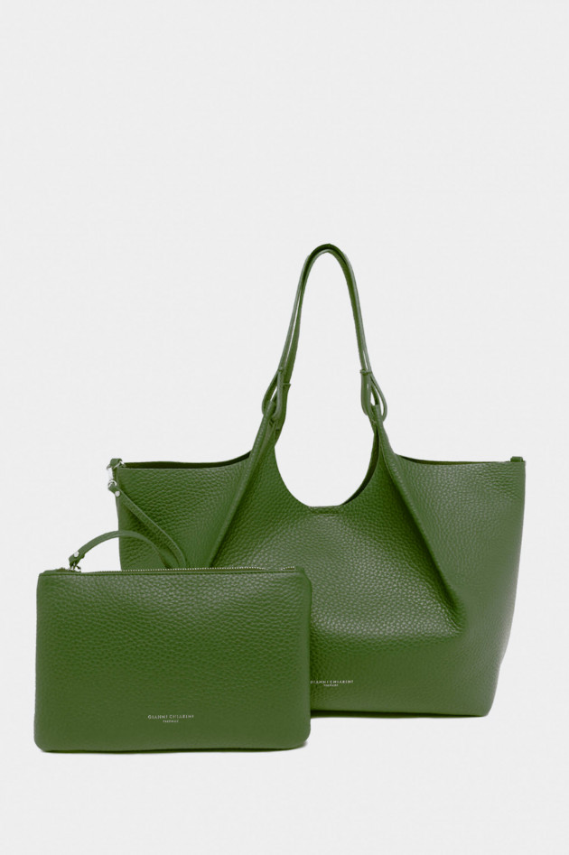 Gianni Chiarini Shopper DUA in Emerald