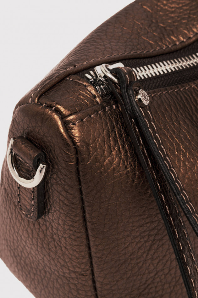 Gianni Chiarini Kleine NORA POUCH in Rost Metallic