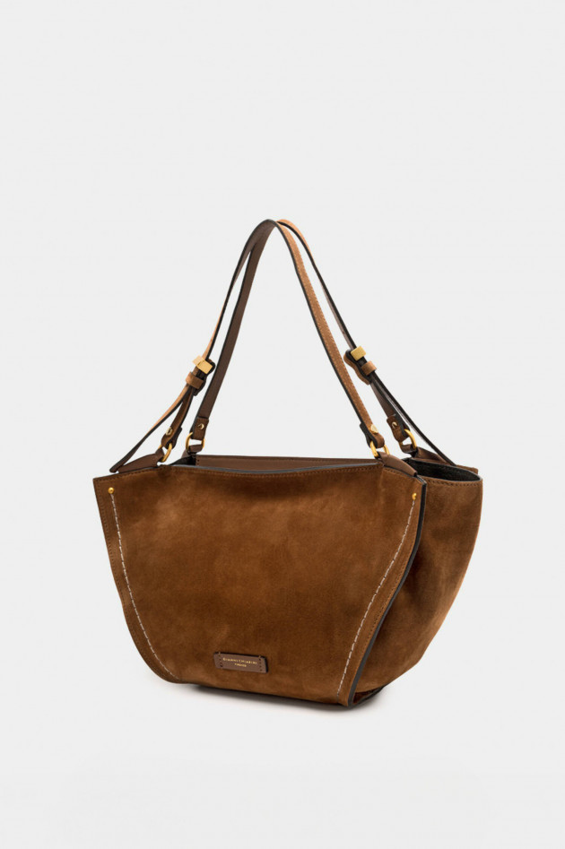 Gianni Chiarini Shopper BLOOM in Cognac