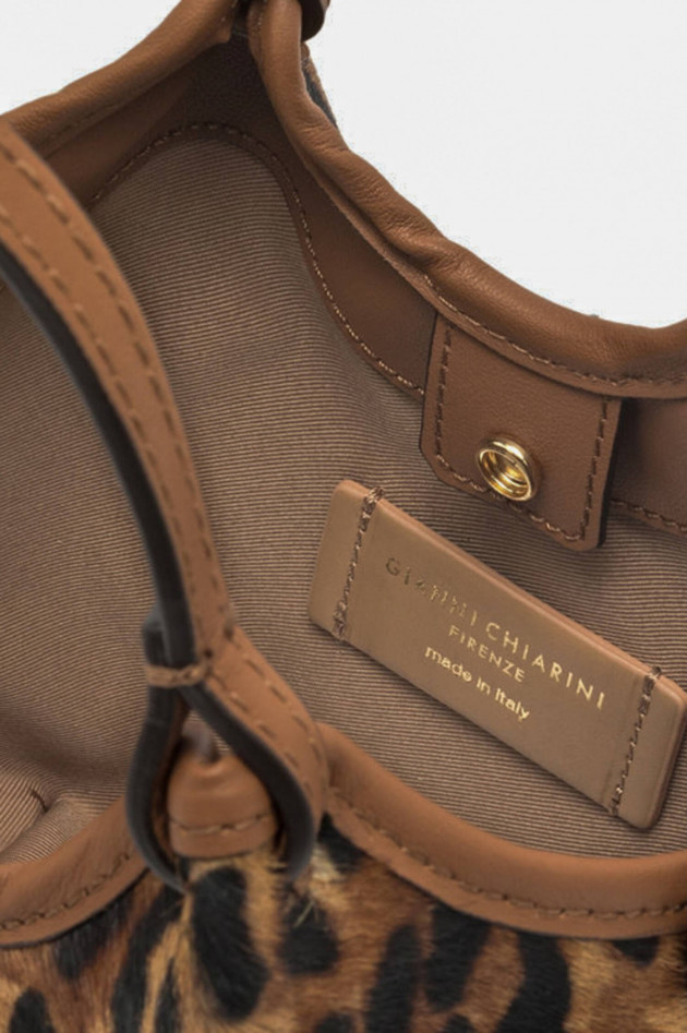 Gianni Chiarini Mini-Shopper DUA in Camel/Schwarz