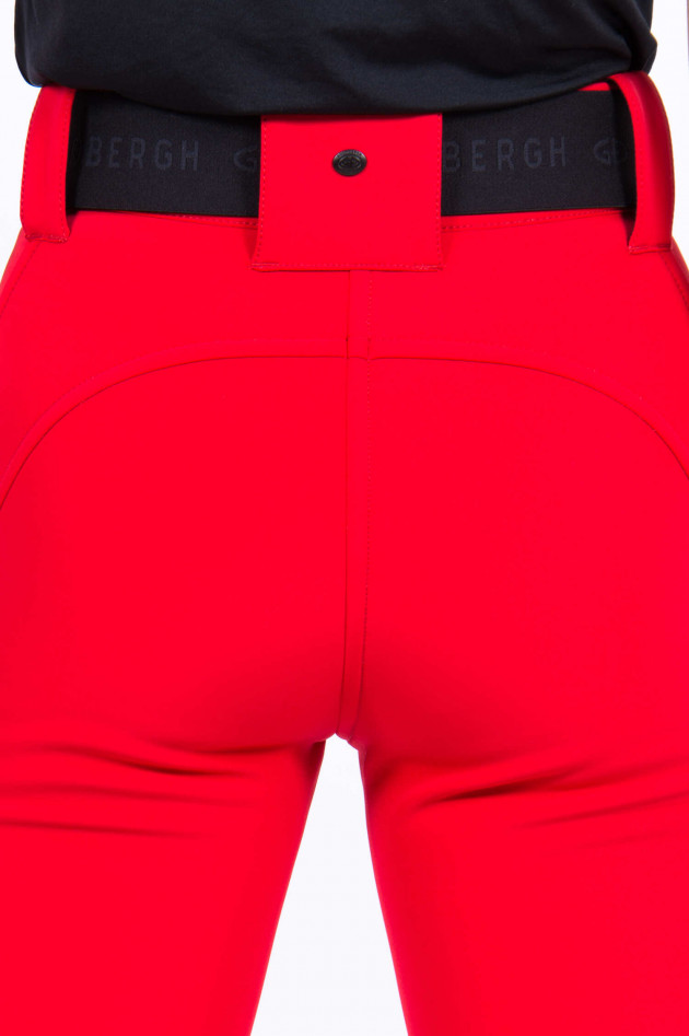 Goldbergh Softshell-Skihose PIPPA in Rot/Schwarz