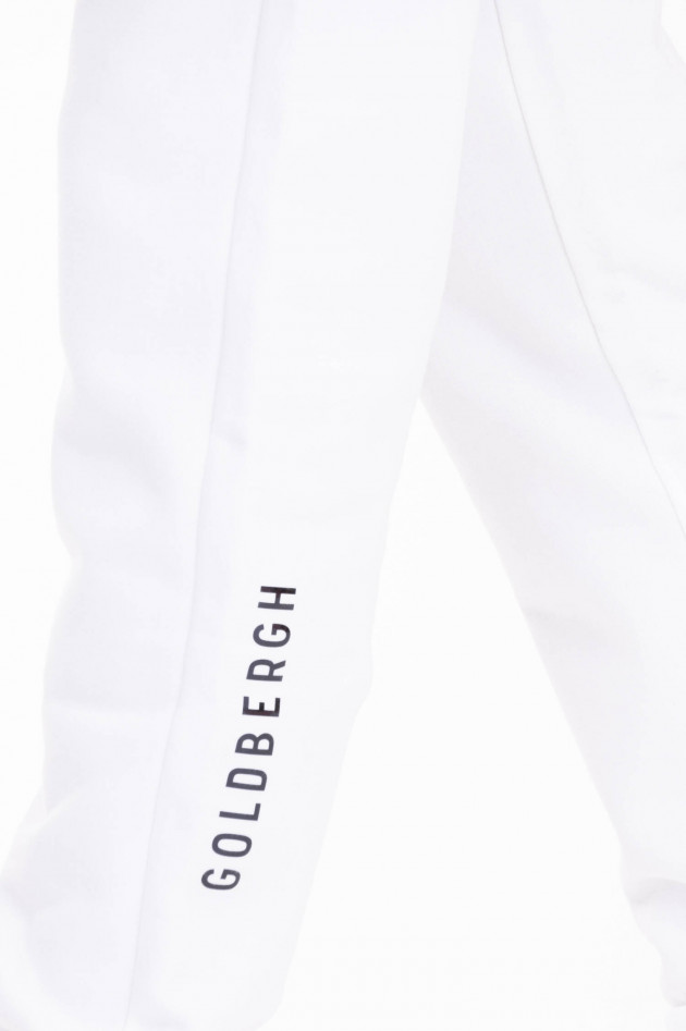 Goldbergh Sweatpants FANIA mit Kordelzug in Weiß