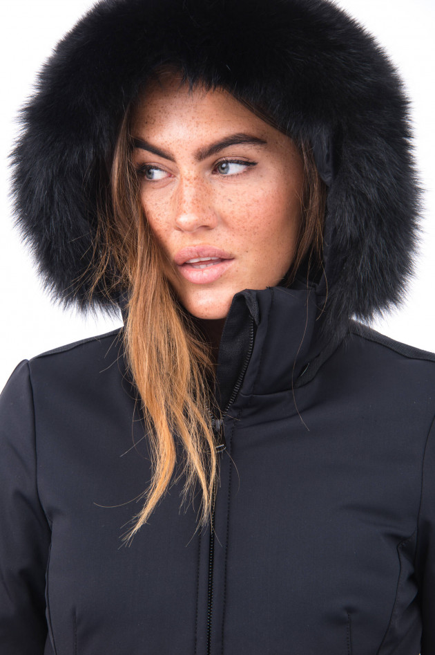 Goldbergh Jacke HIDA FUR in Schwarz