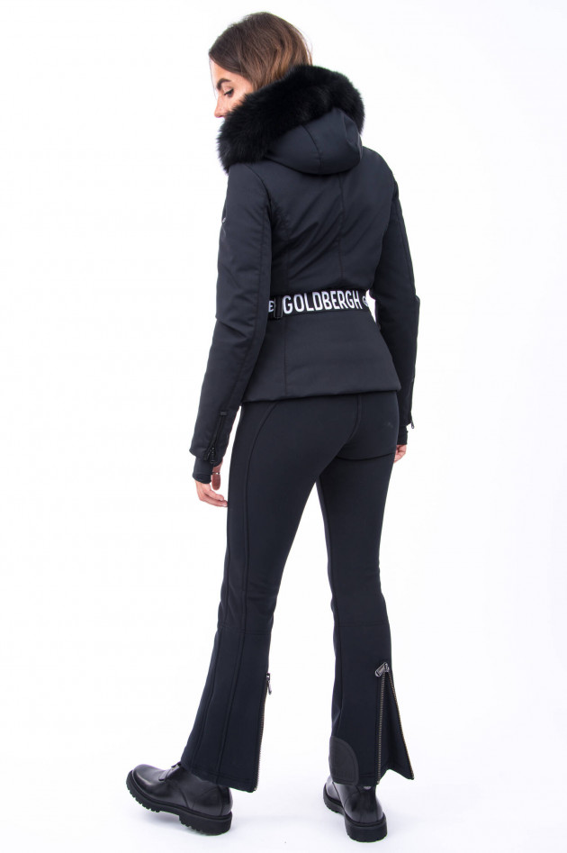 Goldbergh Jacke HIDA FUR in Schwarz